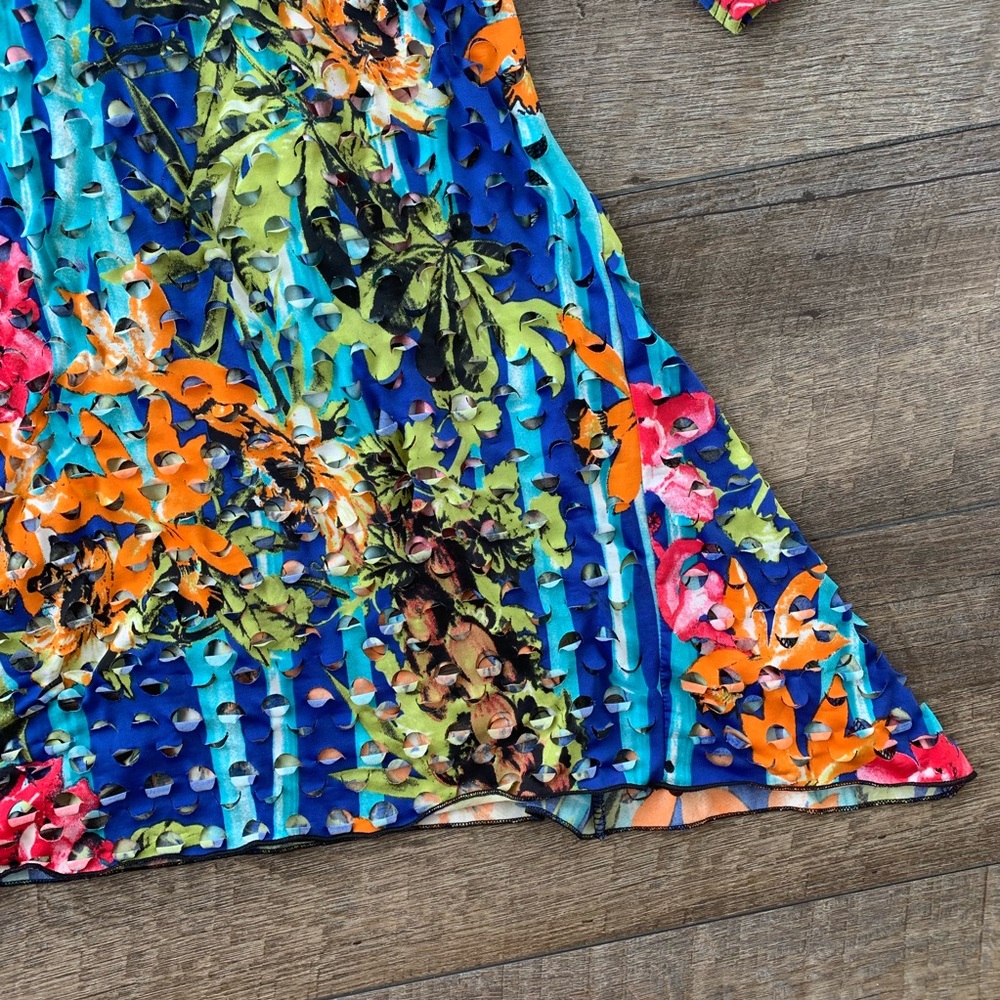 Nicole Marie Colorful Cutout Dress - Picture 4 of 8